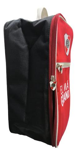 Bolso Botinero River Plate Botines Futbol Neceser Original Rojo 7