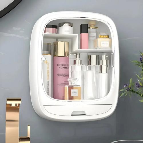 Organizador De Cosméticos Colgante Pared Baño Estantes Cajon 14