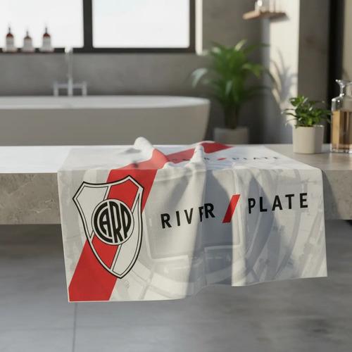 Toallon Secado Rapido Clubes Futbol 70x150 Original + Bolso 4