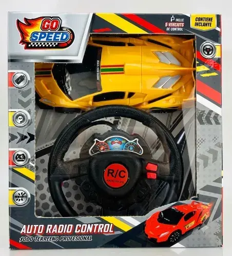 Auto Radio Control Remoto Go Speed Amarillo Classic Volante Amarillo Classic