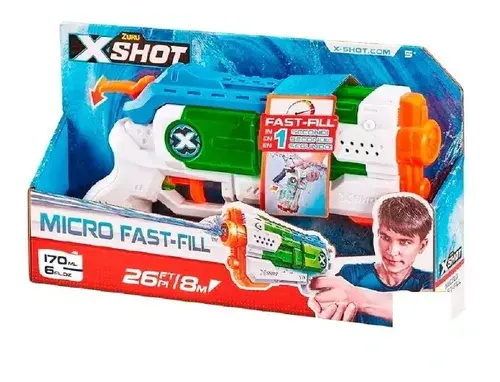Pistola Arma De Agua Xshot Para Niños Lanzadora Agua Verano 8