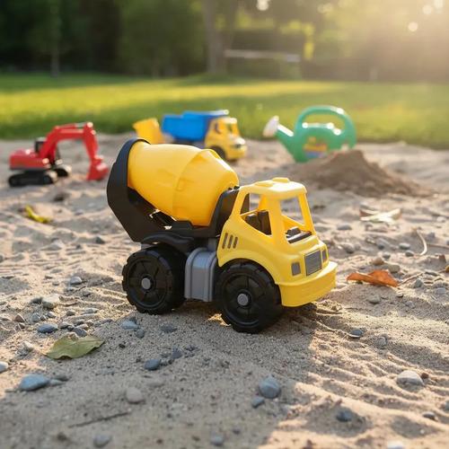 Camión Cementero Duravit 370 Amarillo, Juguete Para Niños 3
