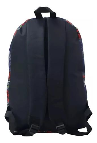 Mochila Escolar Dibujos Futbol Cohete Niños Primaria Grande 11