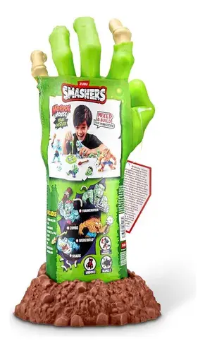 Figura De Coleccion Smashers Horror House Hombre Lobo Con Mas De 10 Sorpresas En El Interior Desembala Y Construye Un Monstruo Zuru 3