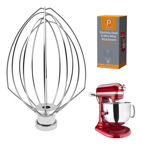 Accesorio Batidor Kitchenaid 6 Qt Acero Inoxidable 6 Hilos