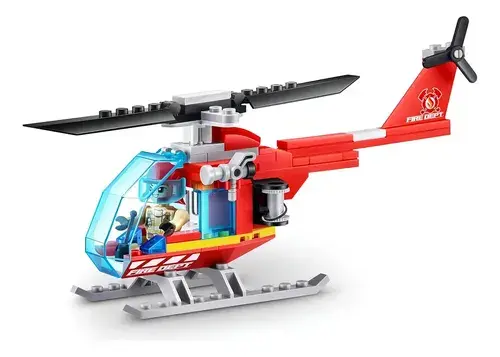 Bloques Zuru Max City Estación De Bomberos 265 Piezas Fire Rescue 5