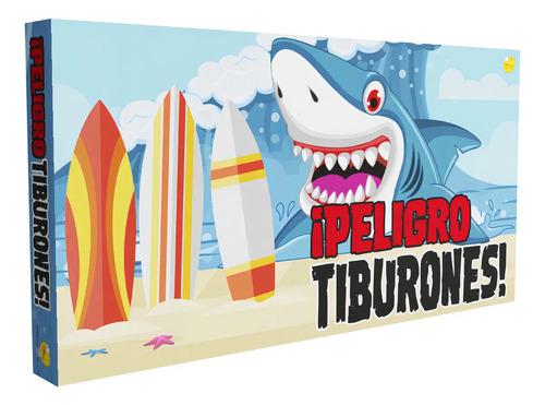 Juego De Mesa Peligro Tiburones Yuyu Clásico Azar Niños +5 Años