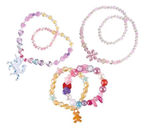 Kit Bijou Arma Pulseras Y Collares Sirena 500 Piezas Juliana 10