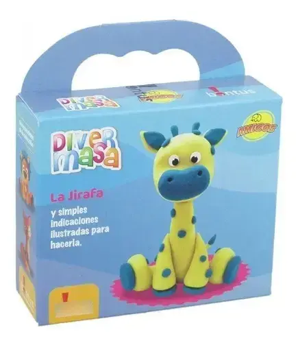 Masa Para Modelar Bontus La Jirafa Suave 3 Unidades Pack Niños 3+