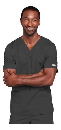 Ambo Cherokee Ww Core Stretch Unisex Xl Cuello V Gris Oscuro Azul Xl