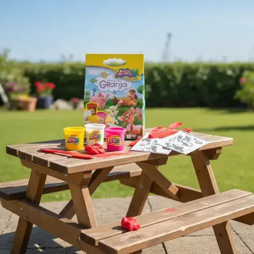 Juego De Masas Amiguitos De La Granja Animales Zoo Duravit 8