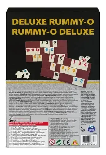 Juego De Mesa Rummy Burako Spin Master Calidad Premium 4