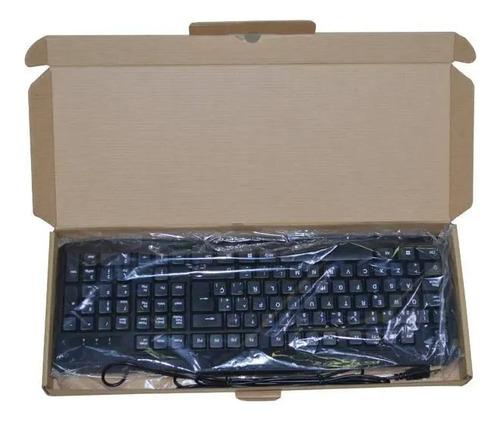 Teclado Oficina Usb Imicro Kb-us9851s Español Color Negro Negro 3