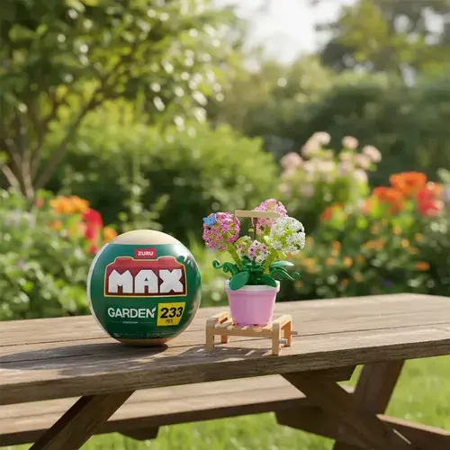 Bloques Max Garden Plantas Flores Para Armar 233 Pz Deco 1 2