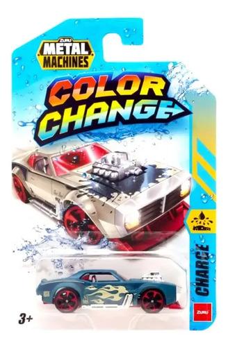 Autitos Metal Machines Cambia Color Change X1 Unidad Surtido Vs 7