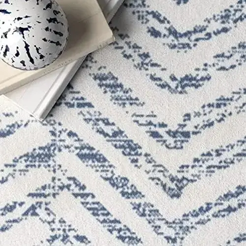 Nuloom Rosanne Alfombra Decorativa Geométrica Lavable A Máqu 4
