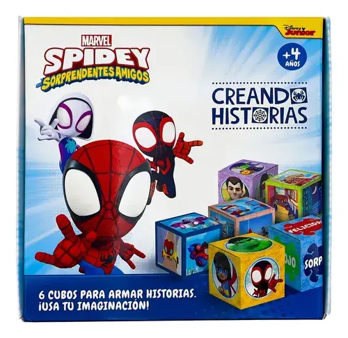 Spider-man Juego De Mesa Creando Historias Con Cubos