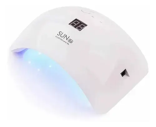 Cabina Uñas Uv 48w Timer Sensor Gel Semipermanente Secado Blanco