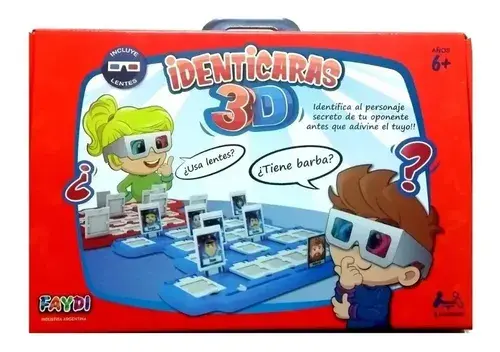 Juego De Mesa Identicaras Con Lentes 3d Faydi 2