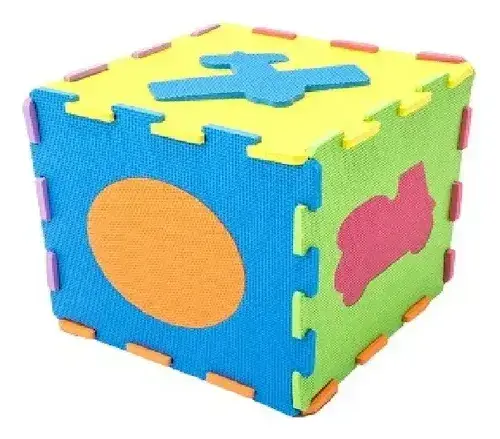 Piso Goma Eva Encastrable Alfombra Bebe Antigolpes Formas 9p 2