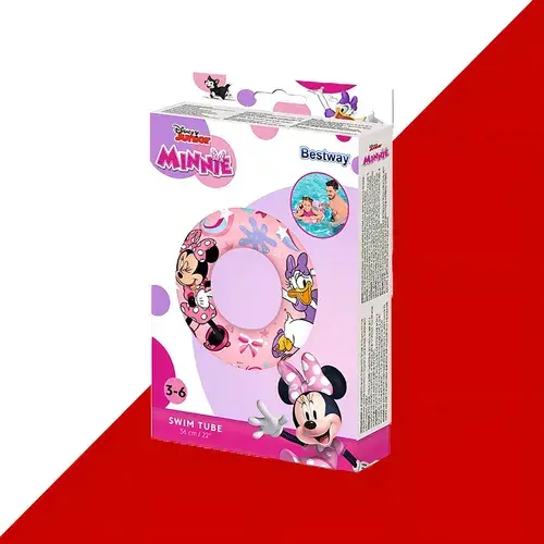 Salvavidas Infantil Minnie Mouse Color Rosa Bestway 91040 5