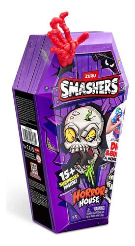 Casa Del Horror Ataud Con 15 Sorpresas Zoombie Smashers Mega 8
