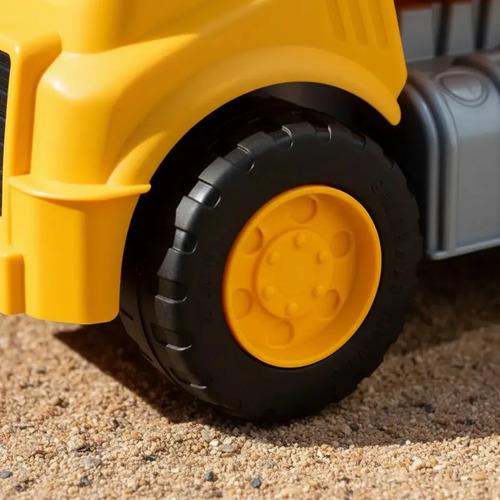 Camión Volcador Con Casco Duravit Amarillo 3