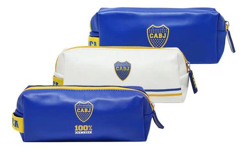 Cartuchera Boca Juniors Estuche Escolar Fútbol Licen Oficial 7
