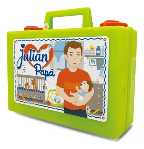 Valija Julián Papá Con Accesorios Cuida A Tu Bebe Juliana