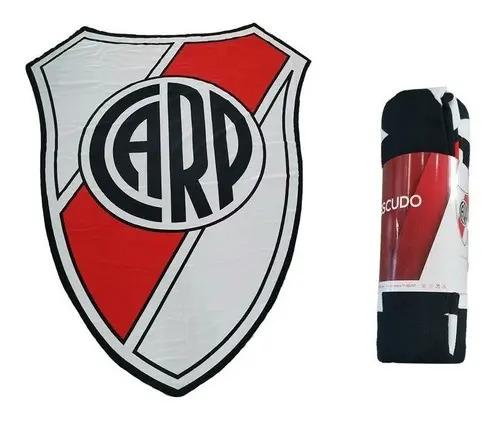 Toallon River Plate Escudo Gigante Futbol Microfibra Playa Color Consulte Blanco