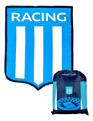 Toallon Gigante Lona Estadio Escudo Futbol Equipos + Mochila 15