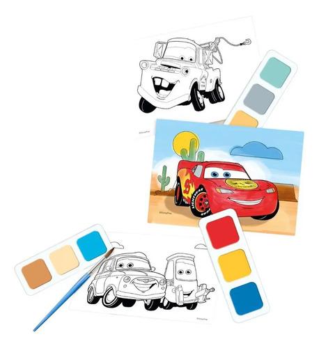 Cars Disney Pintando Con Acuarelas Tapimovil 2