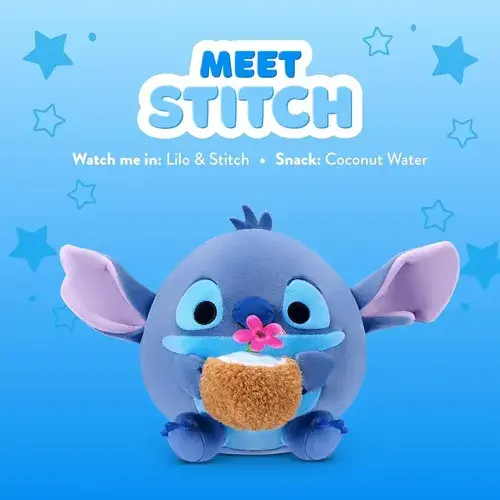 Peluche Snackles Disney 20cm Personajes Peliculas Kawai Zuru Stitch 9