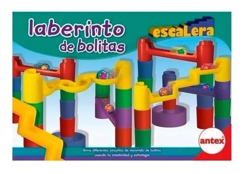 Juego De Mesa Laberinto De Bolitas Escalera Antex Original Multicolor