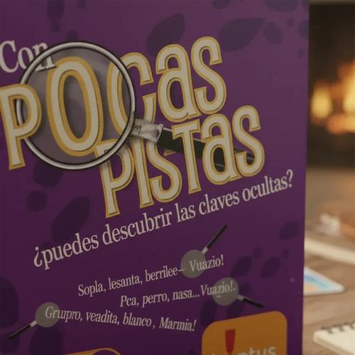 Juego De Mesa Pocas Pistas Bontus Cartas 3 A 10 Jugadores 8