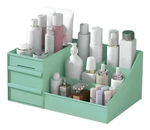 Organizador Maquillaje Cremas Escritorio Oficina Con Cajones