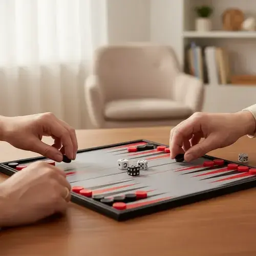 Juego De Mesa Backgammon Tablero Magnetico Plegable Kids Clu 9