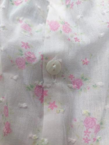 Enterito Bebe Beba Tela Fresca Estampado Con Volado 6