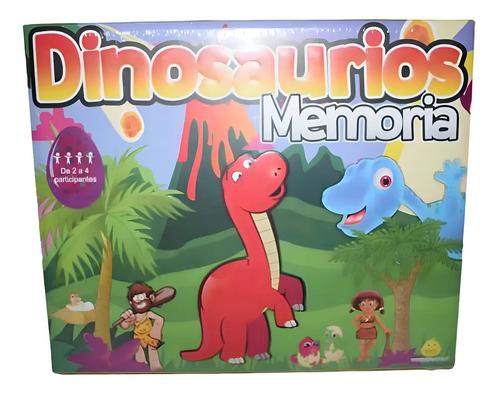 Juego De Mesa Dinosaurios Memoria Animales Didactico Yuyu 4
