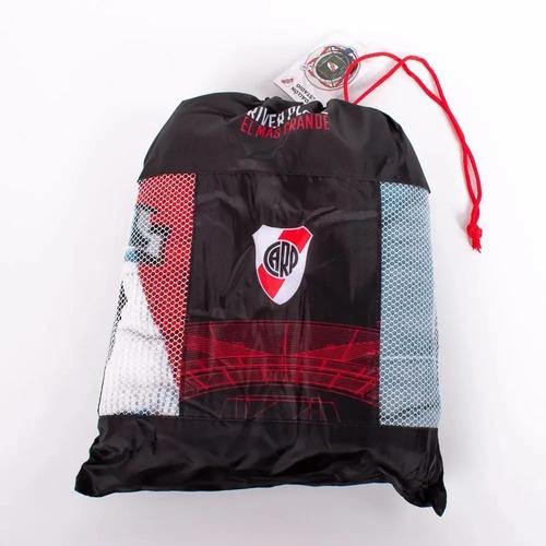 Toallon Gigante Lona Estadio Escudo Futbol Equipos + Mochila 5
