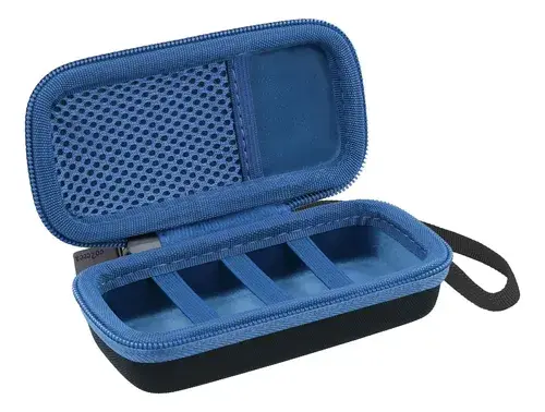 Funda Rígida Eva P/bosch Glm100-23 Glm165-40 Con Cierre Azul 2