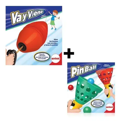 Super Combo Juegos Aire Libre Pinball + Va Y Viene 2 Jugador 2
