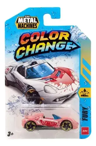 Autitos Metal Machines Cambia Color Change X1 Unidad Surtido Vs 10