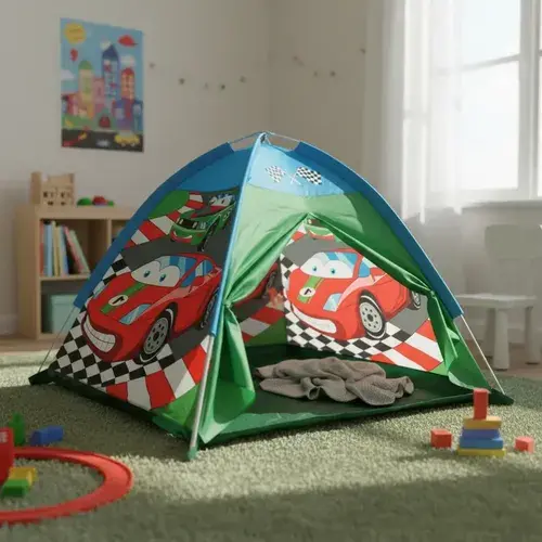 Carpa Iglu Casita Infantil Nene Autitos Poppi 112x112x94 Cm 3