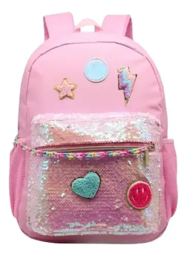 Mochila Escolar Unicornio Rosa Infantil Nena Primaria Grande