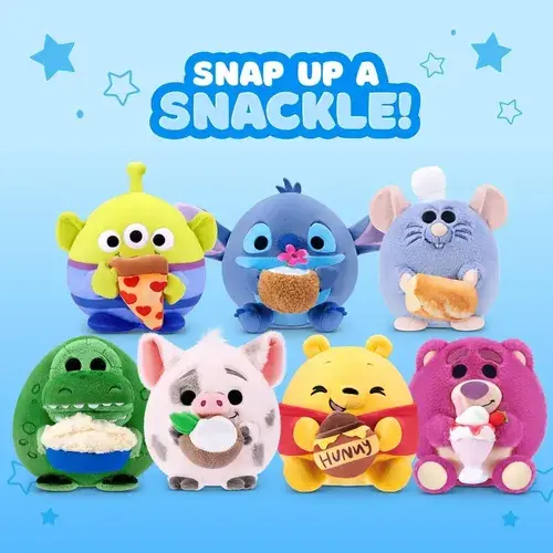 Peluche Snackles Disney 20cm Personajes Peliculas Kawai Zuru Remy - Ratatouille 8