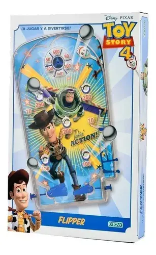 Juego Flipper Pinball Toy Story Buzz Woody Ditoys Disney 2