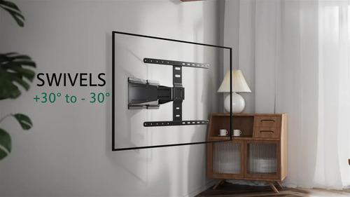 Soporte De Pared Moviento Completo Para Tv 43-90 Pulgadas Negro 2