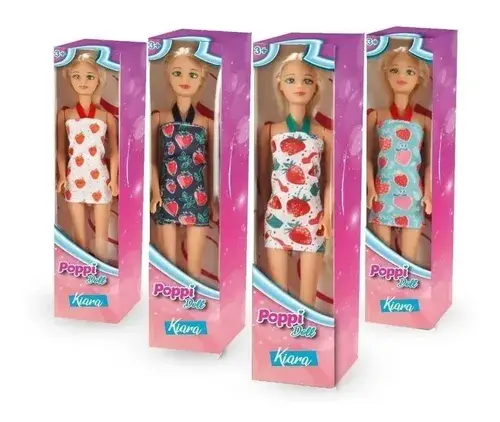 Muñeca Kiara 30cm Poppi Doll Articulada Varios Modelo Surtid 2