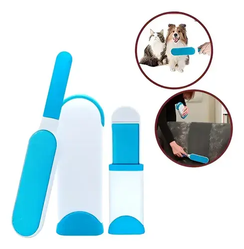 Saca Pelusa Cepillo Quita Pelos De Ropa Mascotas Perros Gato Vs